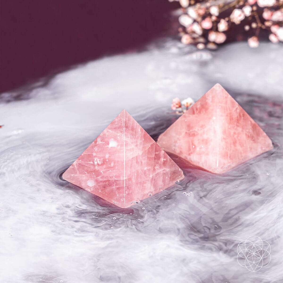 Rose Quartz Pyramid of Fertility by Conscious Items at Shirley Shoppe
