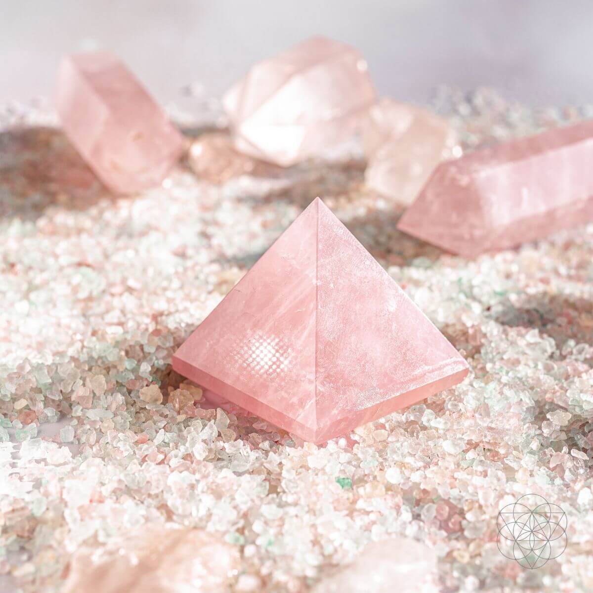 Rose Quartz Pyramid of Fertility by Conscious Items at Shirley Shoppe