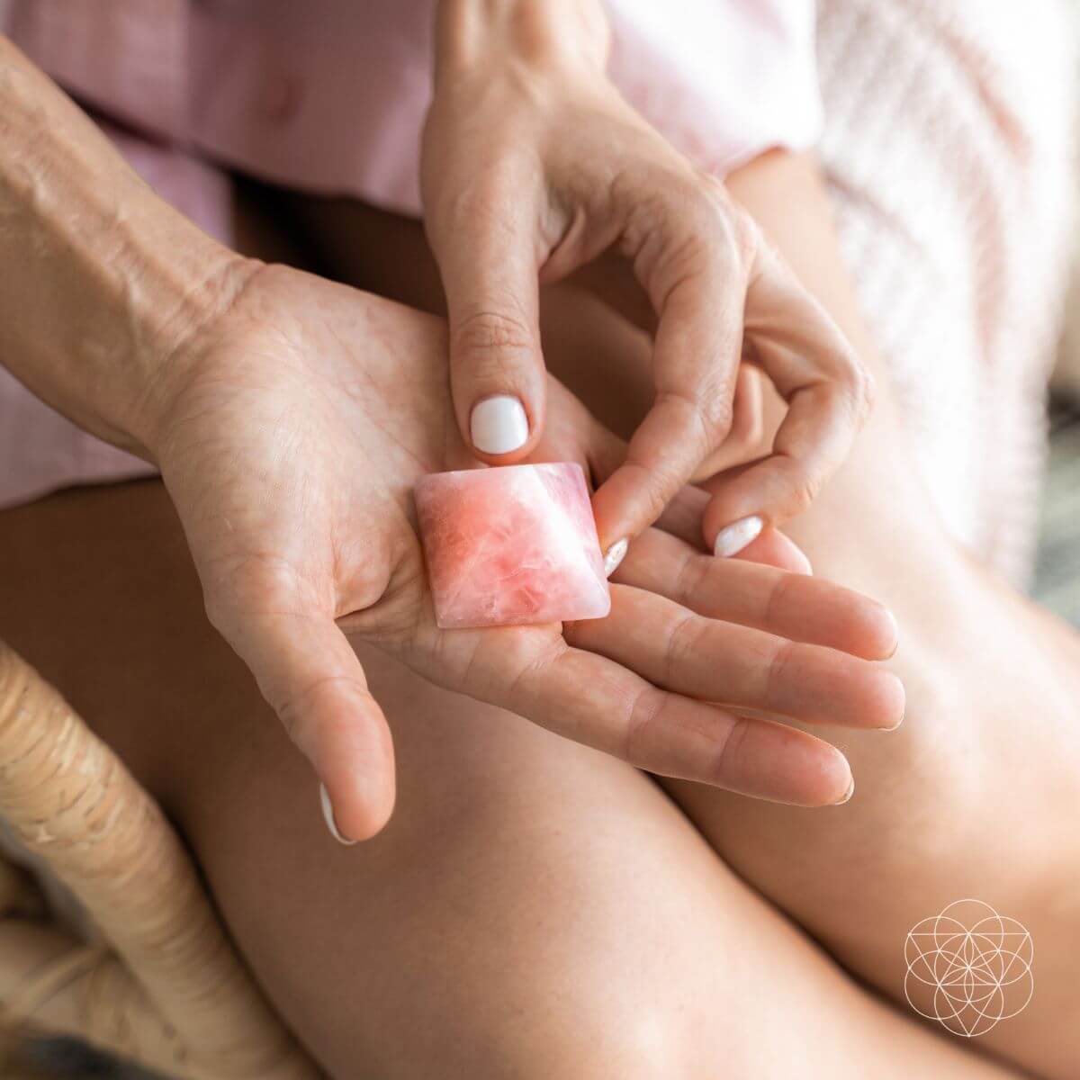 Rose Quartz Pyramid of Fertility by Conscious Items at Shirley Shoppe
