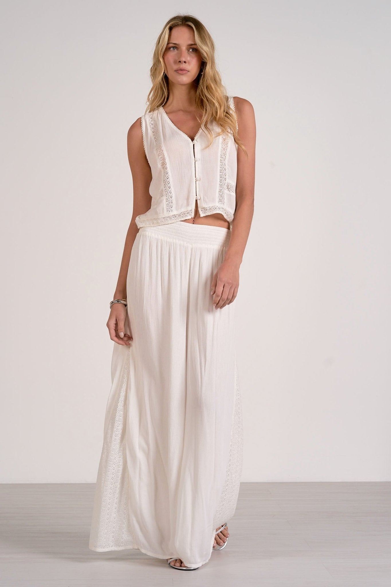 Rowie Pant Off White by Shop Elan at Shirley Shoppe