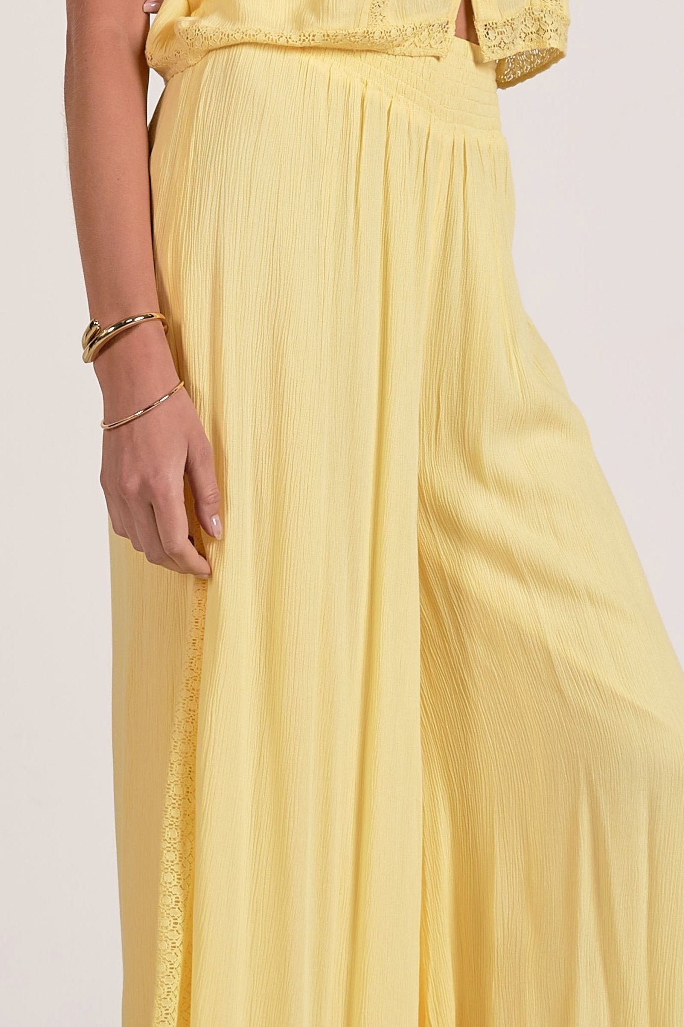 Rowie Pant Vanilla by Shop Elan at Shirley Shoppe