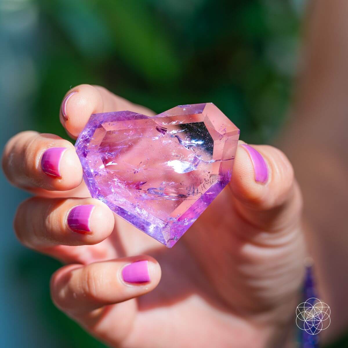 Royal Diamond Heart - Brazilian Amethyst for Manifestation by Conscious Items at Shirley Shoppe