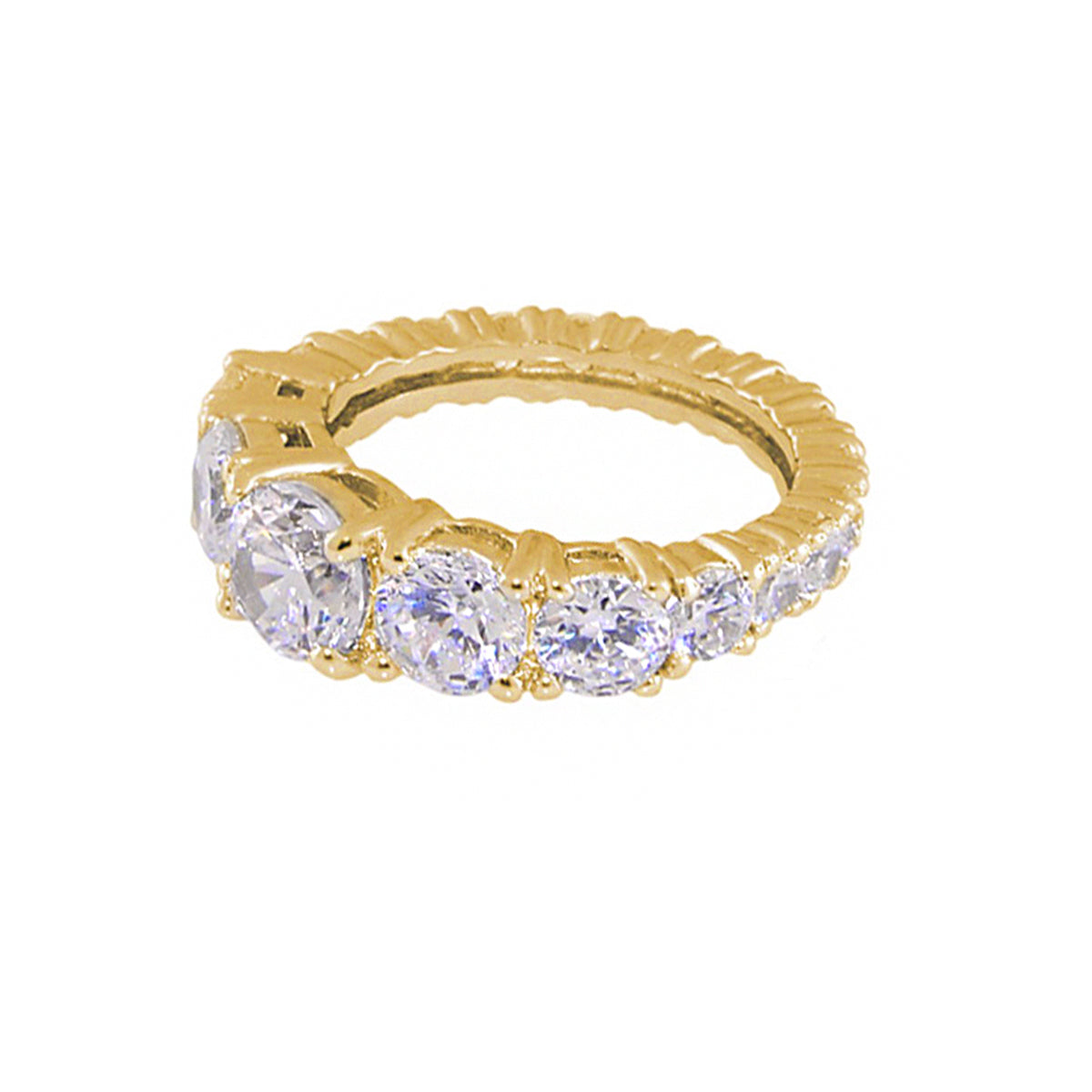 Glamour Pave Eternity Band 925