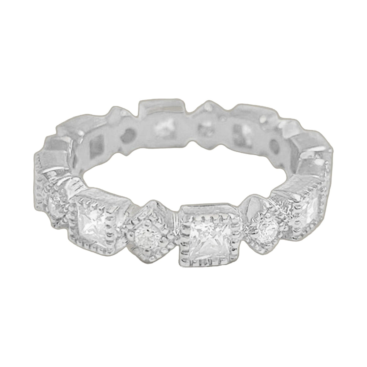 925 Eternity Band — Milgrain Station