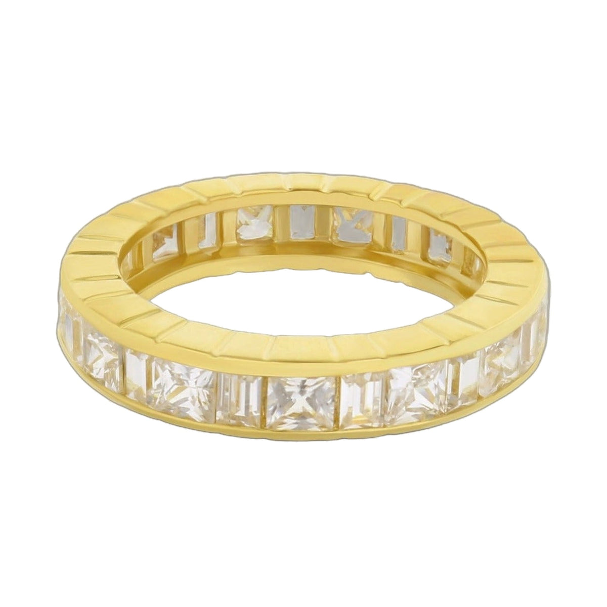 925 Princess Cut Eternity Band