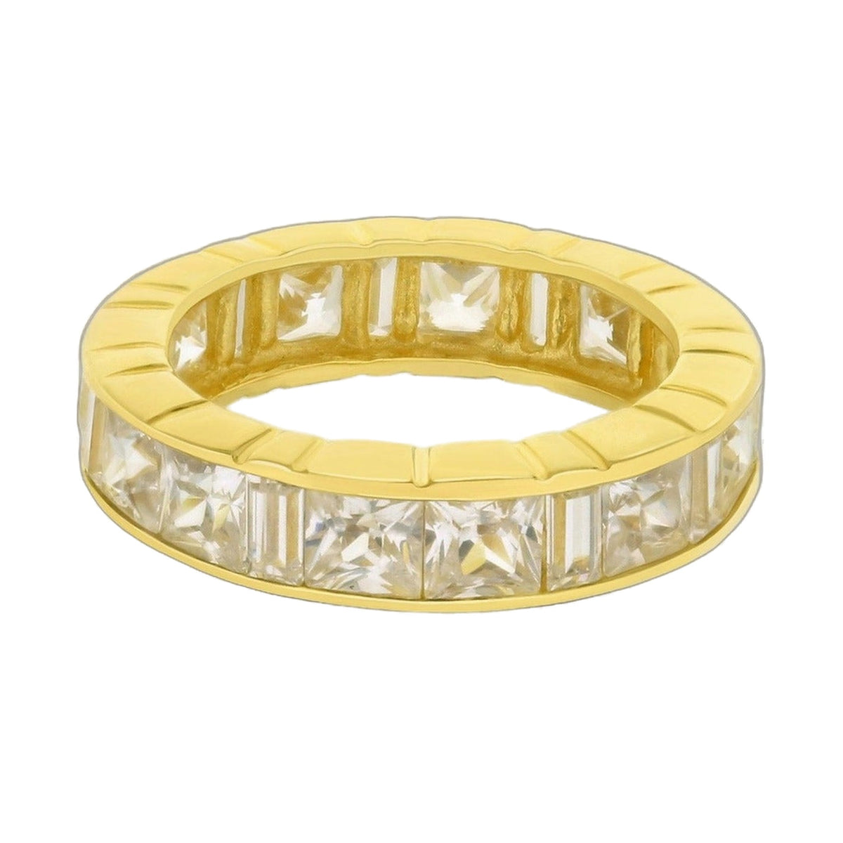 925 Princess Cut Eternity Band