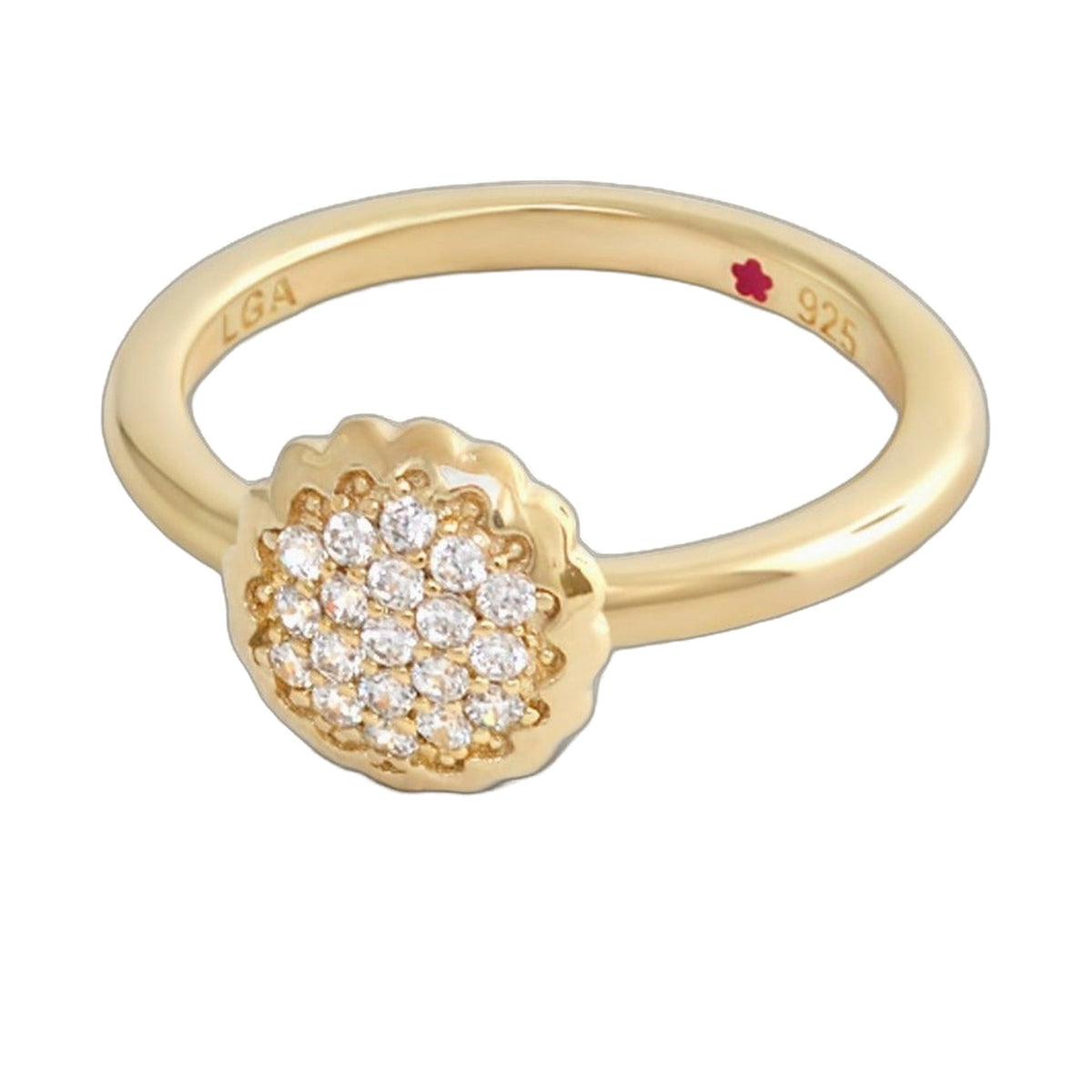 Layers of Love Stackable Ring — Pavé Disc
