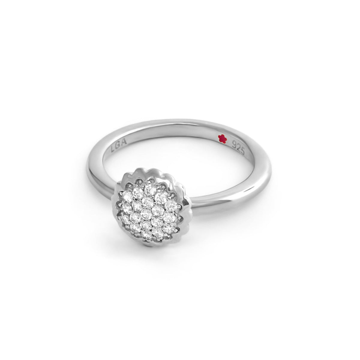 Layers of Love Stackable Ring — Pavé Disc