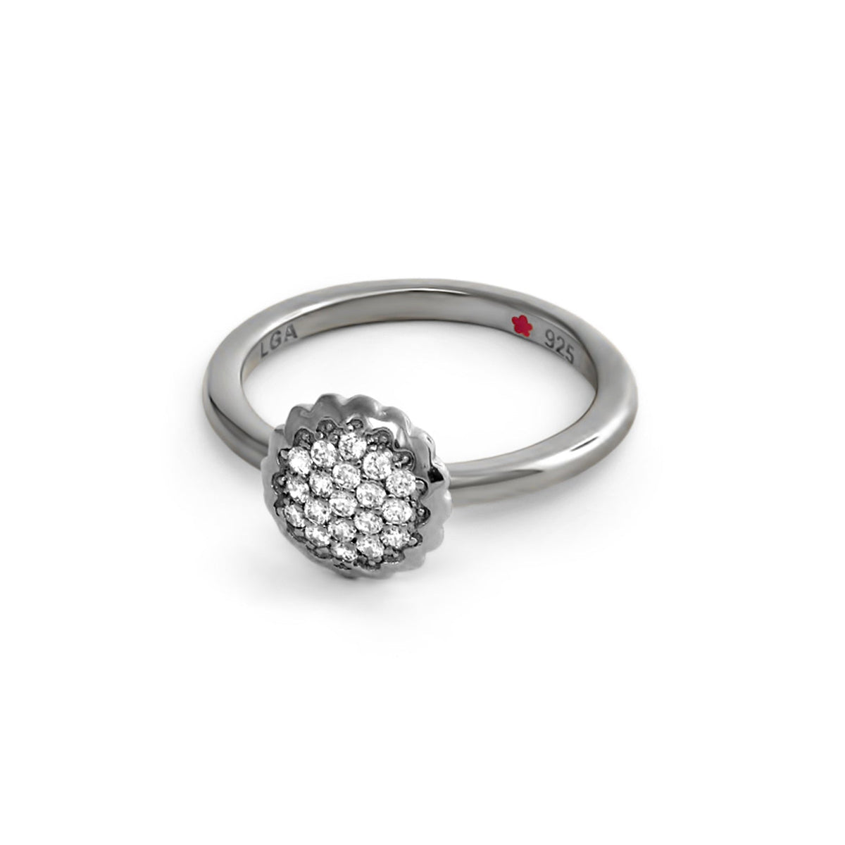 Layers of Love Stackable Ring — Pavé Disc
