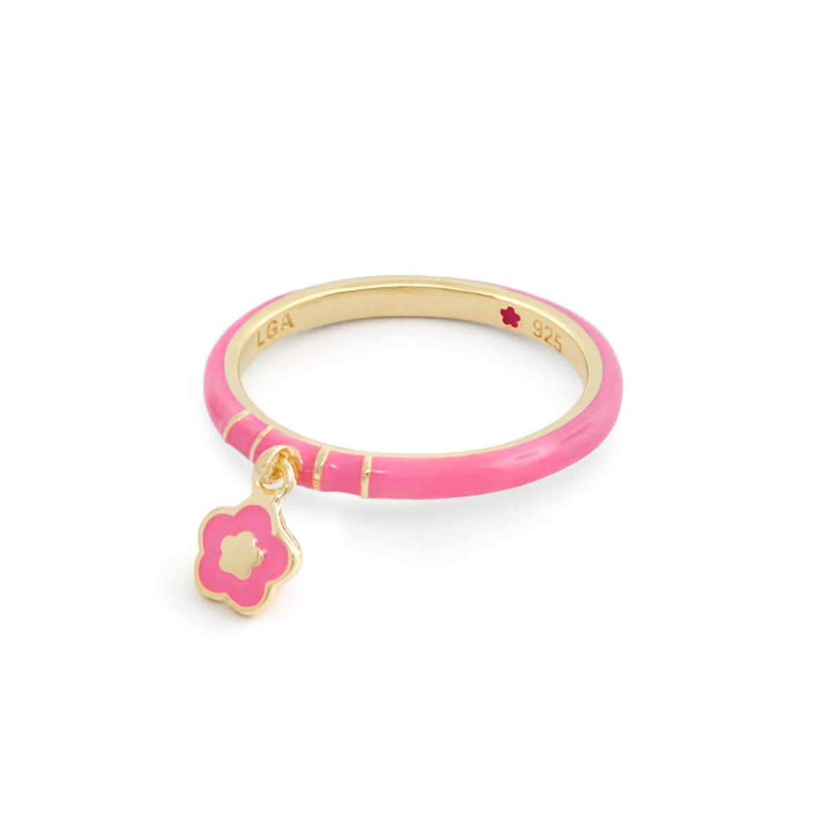 Layers of Love Stackable Ring — Flower Charm