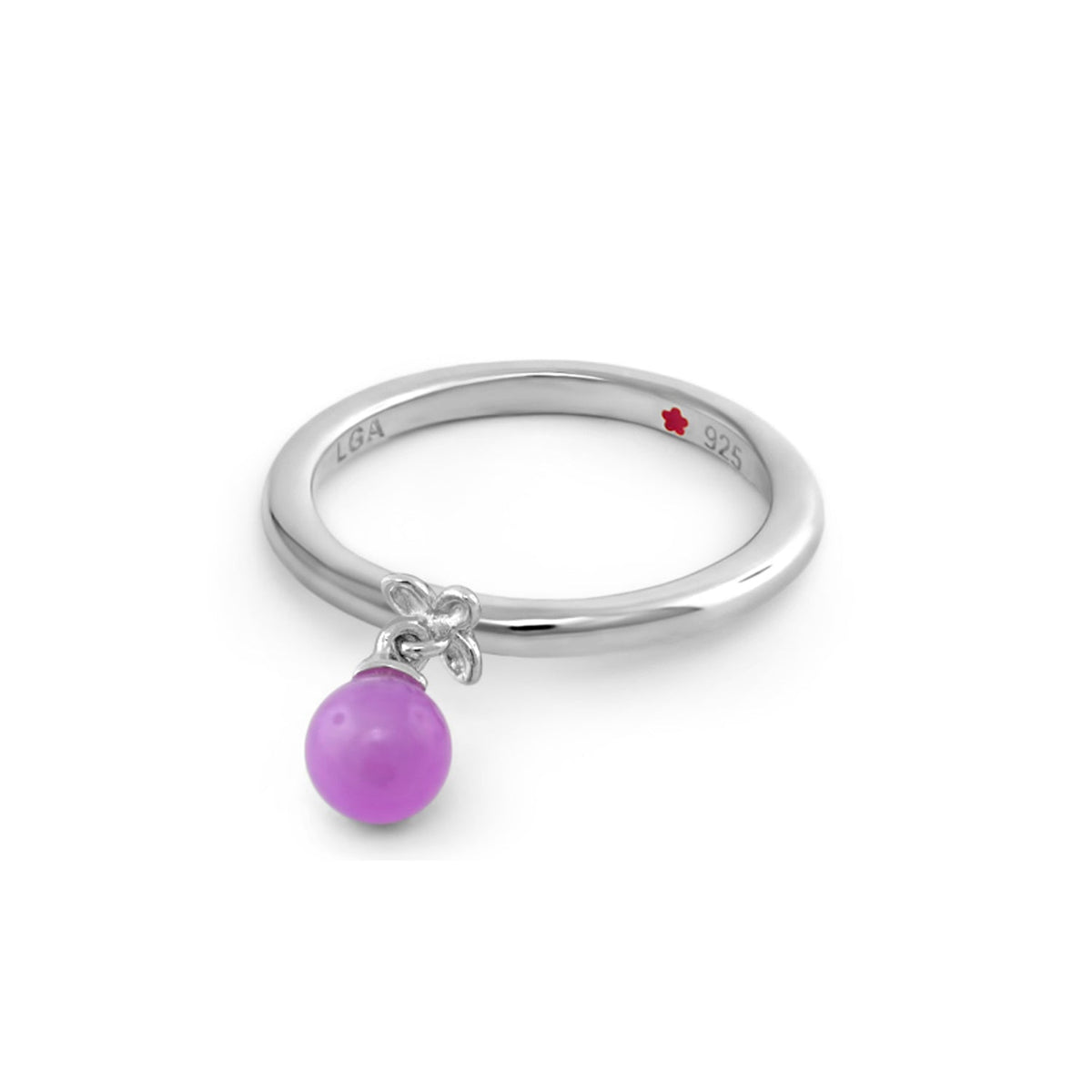 Layers of Love Stackable Ring — Single Dangle