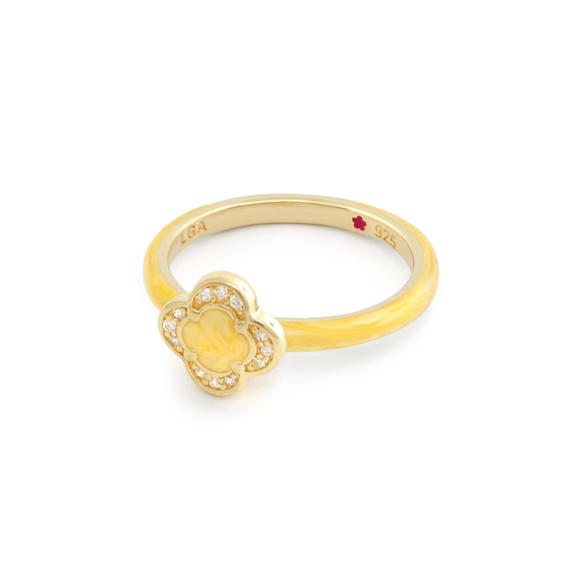 Layers of Love Stackable Ring — Open Clover