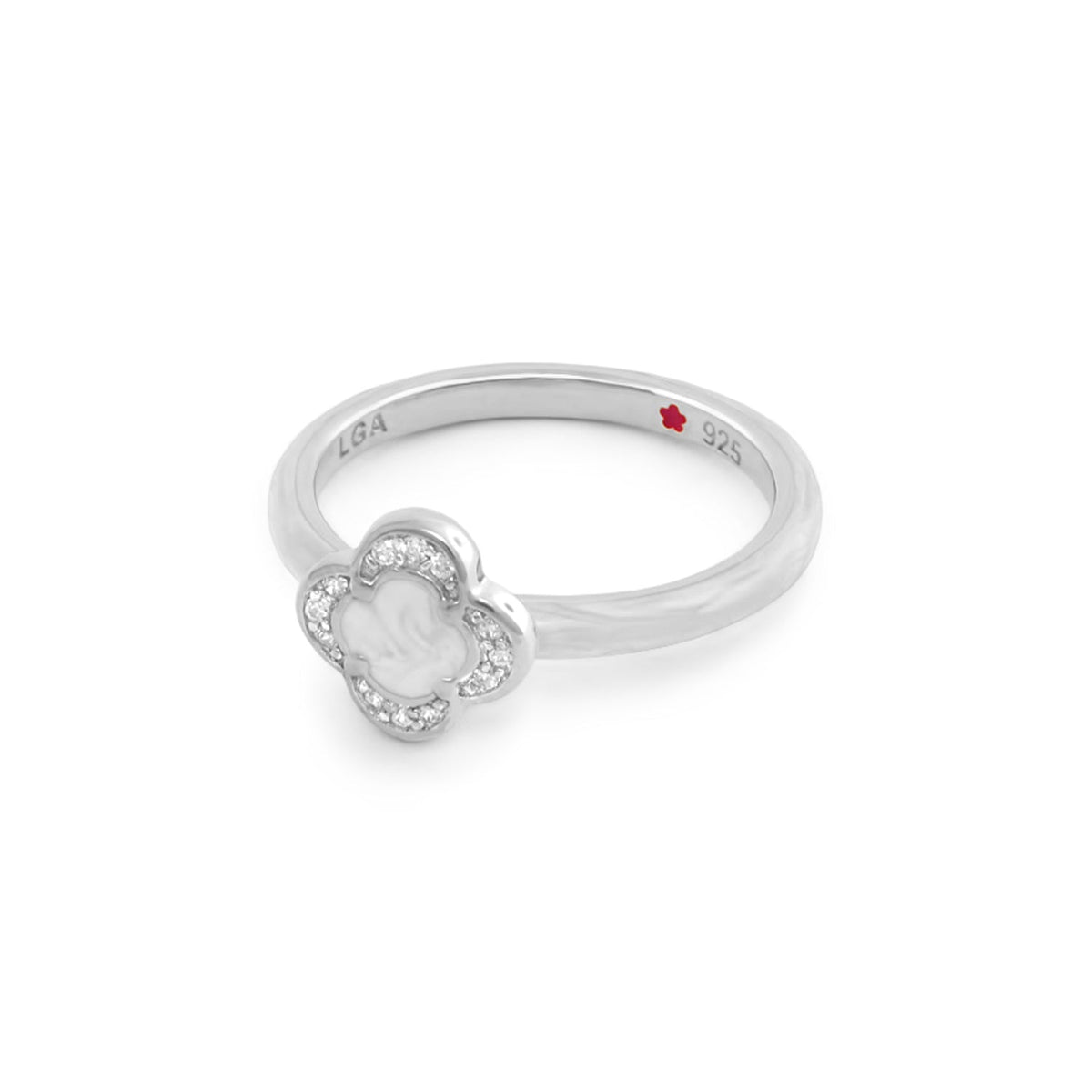 Layers of Love Stackable Ring — Open Clover