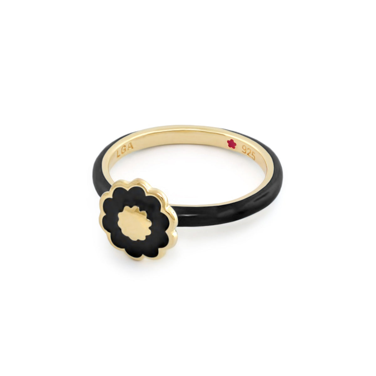 Layers of Love Stackable Ring — Scalloped Flower