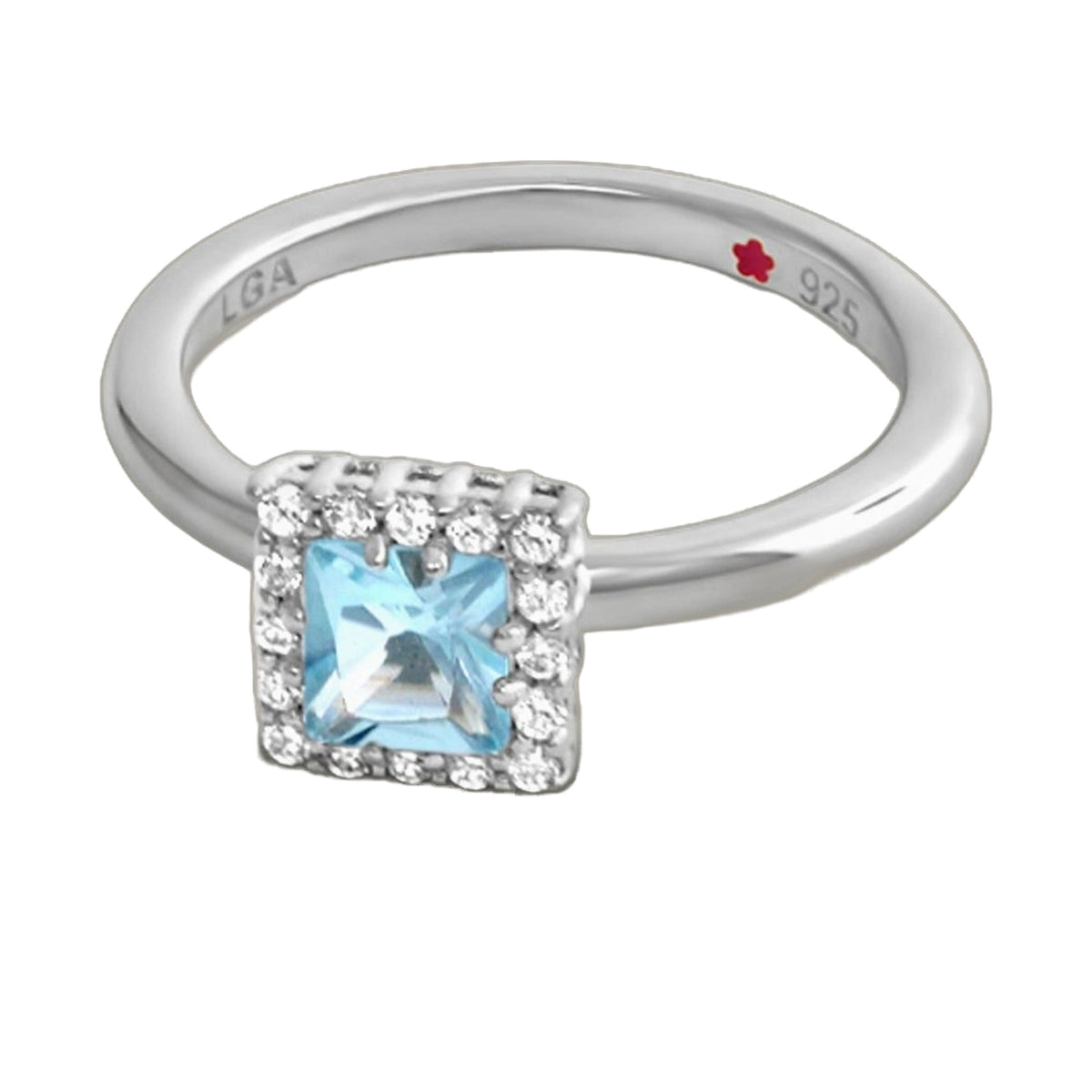 Layers of Love Stackable Ring — Princess Pavé Halo