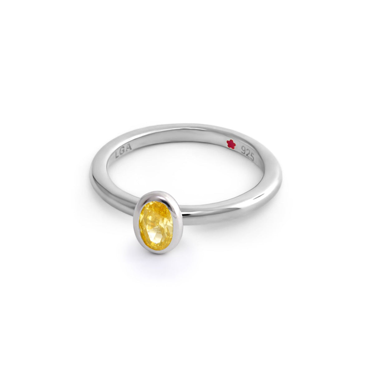 Layers of Love Stackable Ring — Oval Bezel