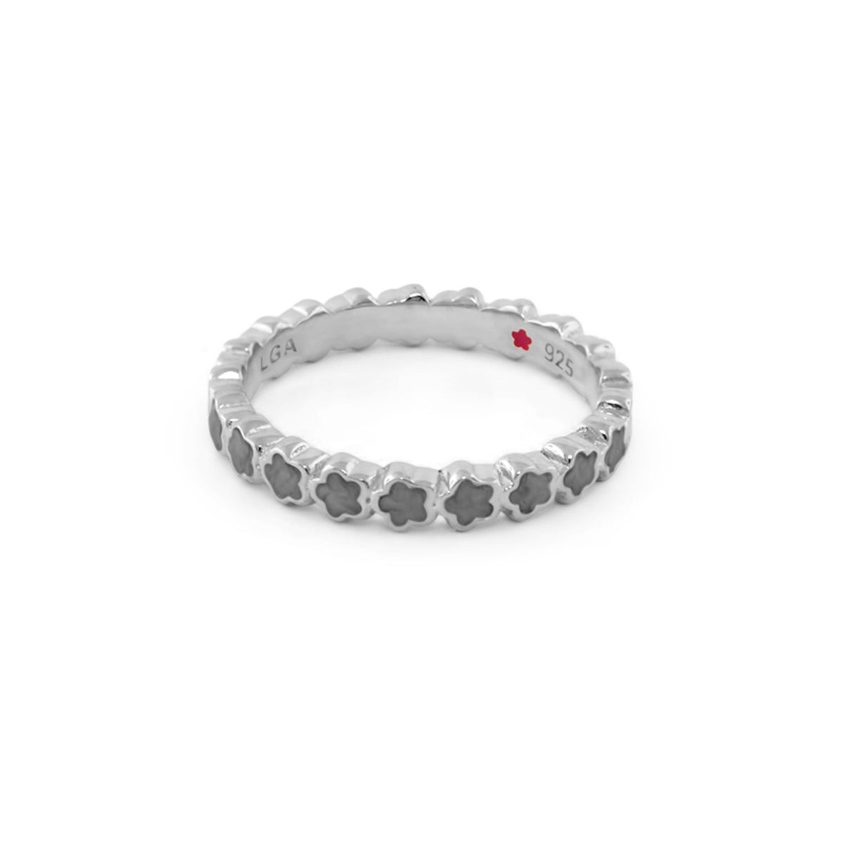 Layers of Love Stackable Ring — Enamel Star Row