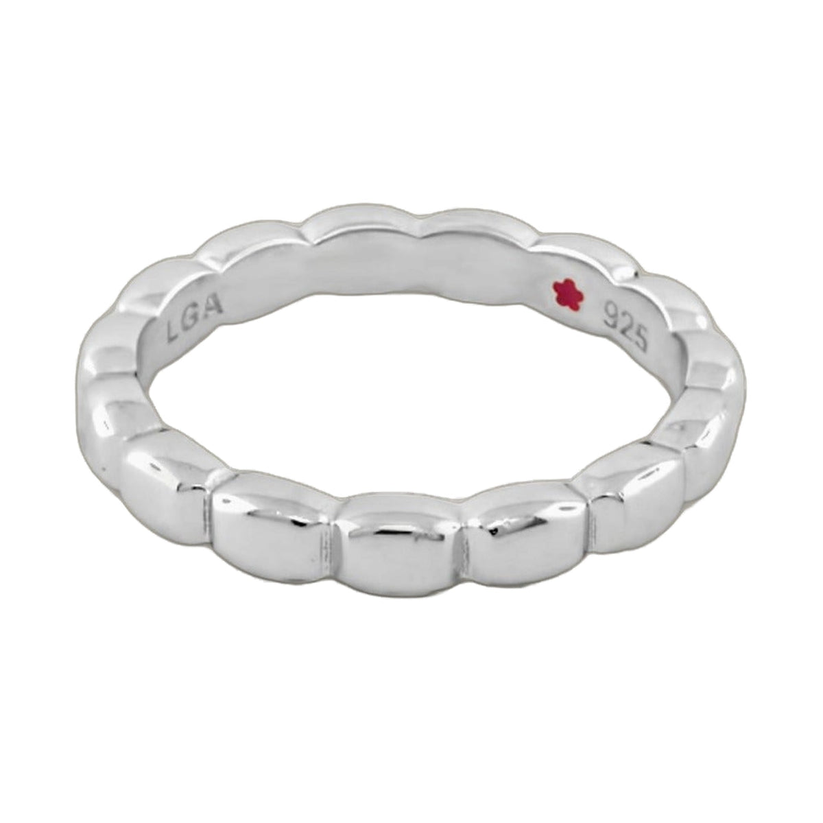 Layers of Love Stackable Ring — Scalloped Band