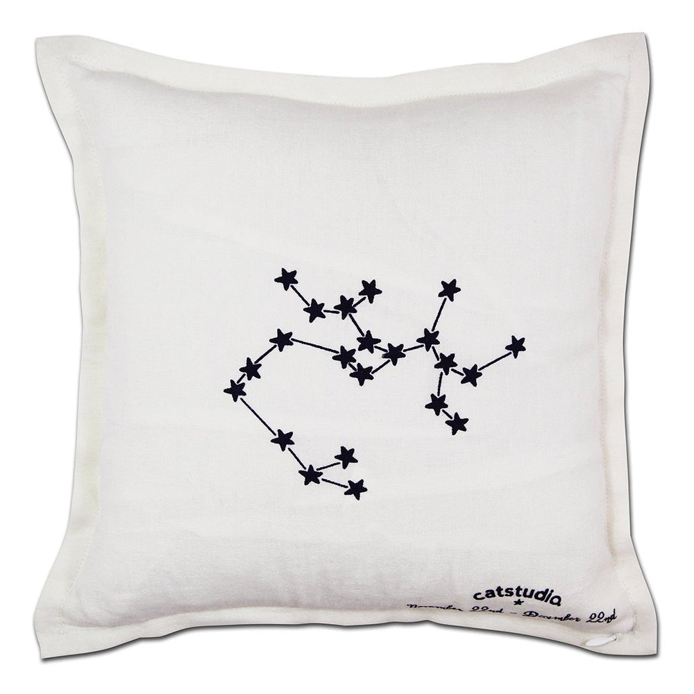Sagittarius Astrology Hand - Embroidered Pillow by Cat Studio by Quirks! at Shirley Shoppe