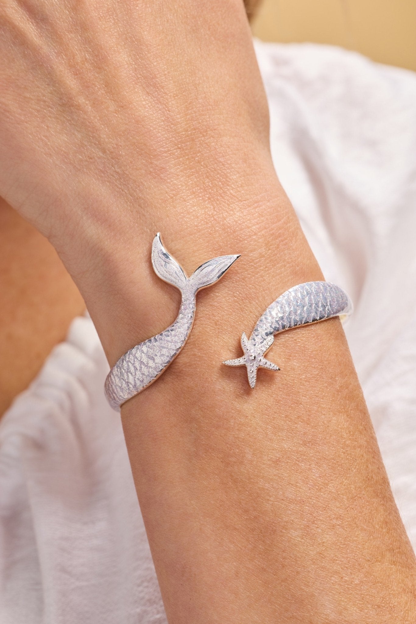 Salt + Sea 'Mermaid Kisses, Starfish Wishes' Cuff by ALEX AND ANI at Shirley Shoppe