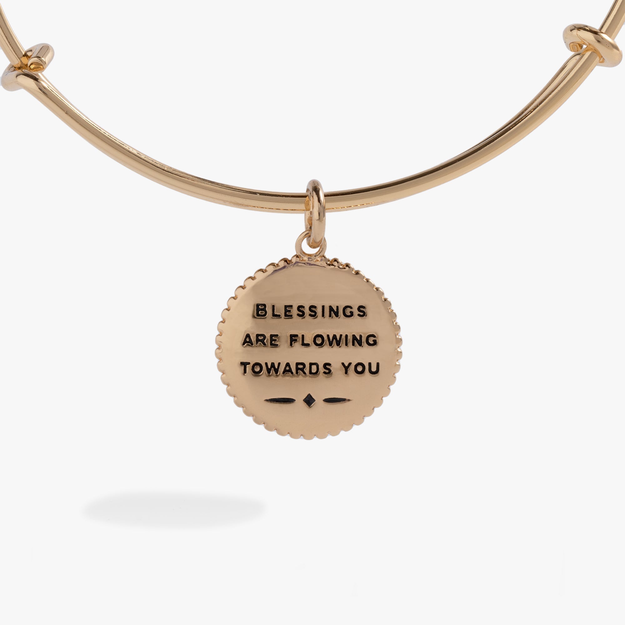 Sand Dollar Charm Bangle by ALEX AND ANI at Shirley Shoppe