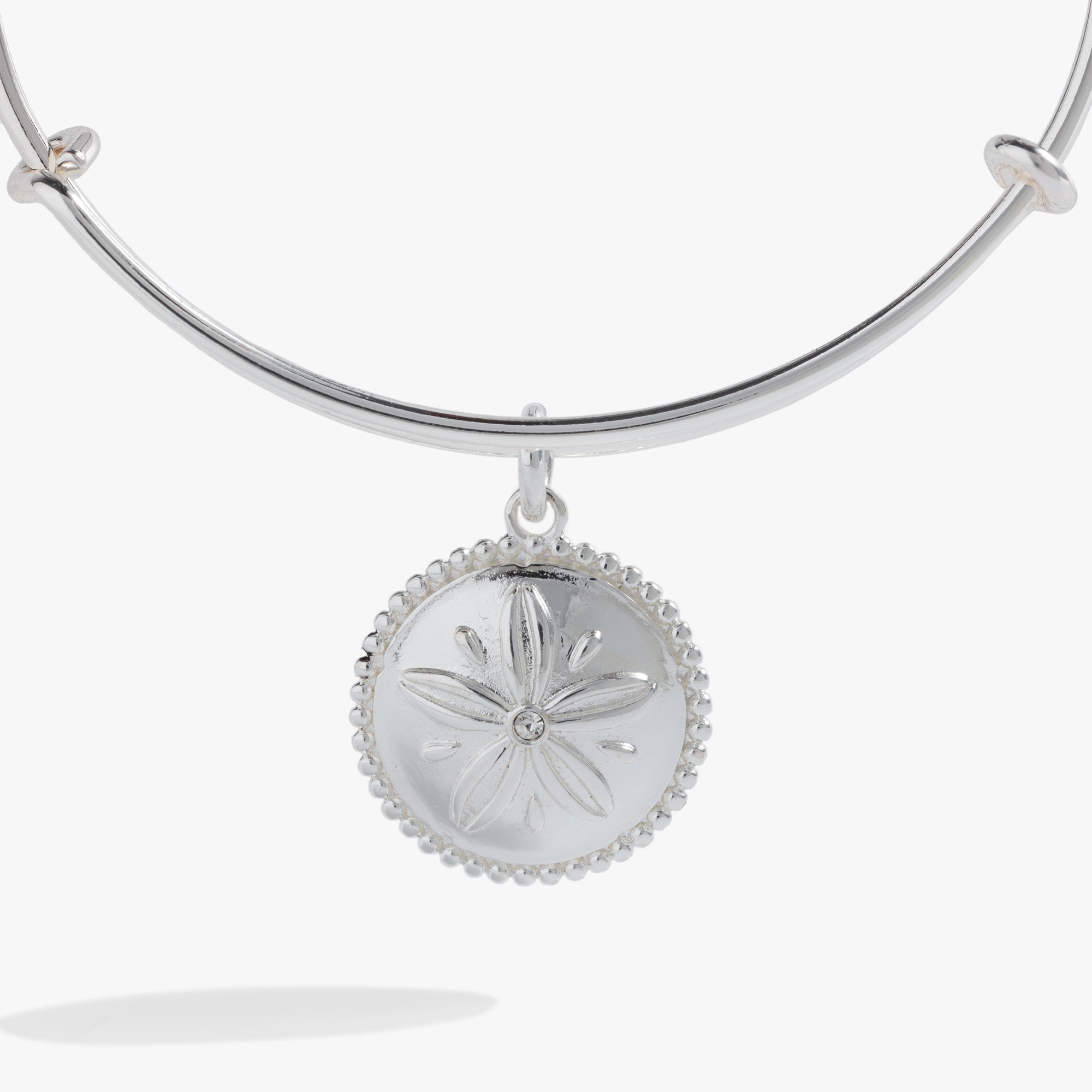 Sand Dollar Charm Bangle by ALEX AND ANI at Shirley Shoppe