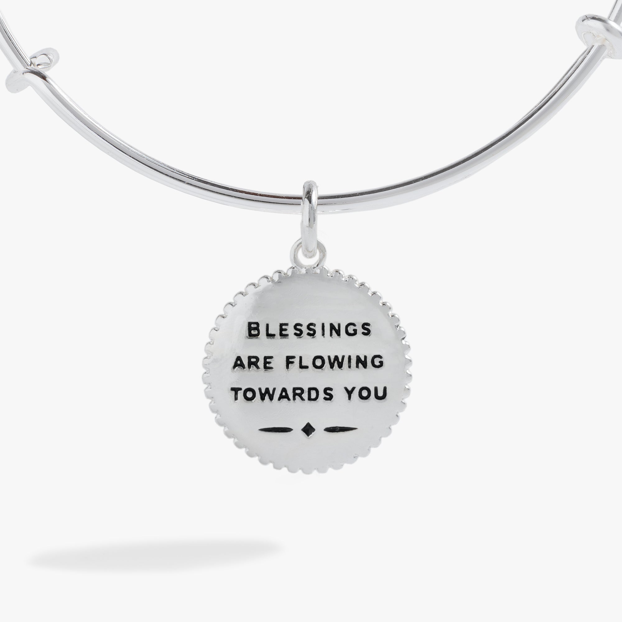 Sand Dollar Charm Bangle by ALEX AND ANI at Shirley Shoppe