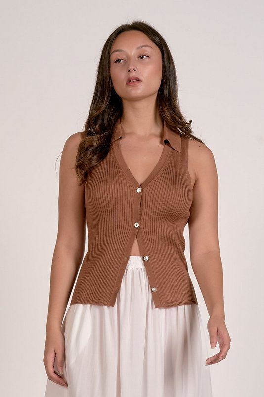 Sandy Sweater Vest by Shop Elan at Shirley Shoppe