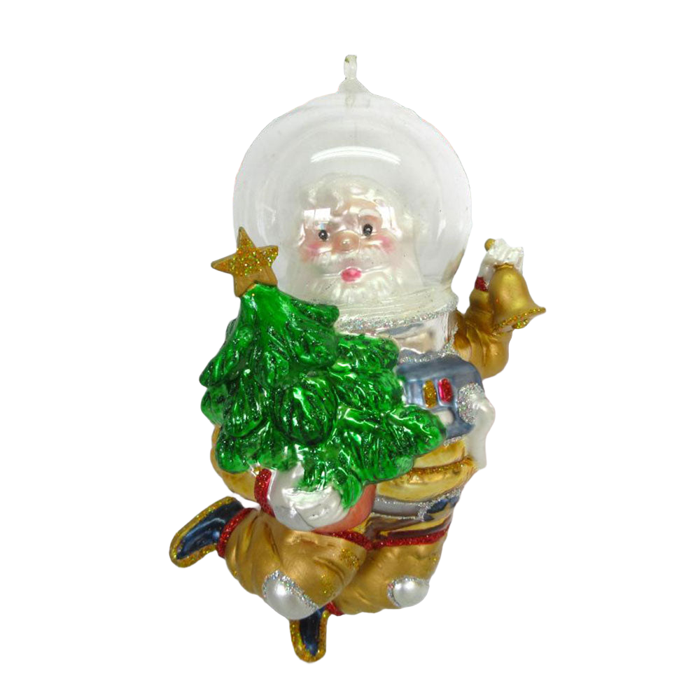 Santa in Space Suit Ornament by December Diamonds by Quirks! at Shirley Shoppe