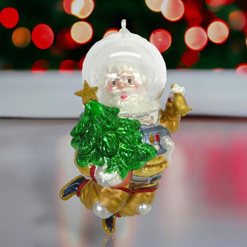 Santa in Space Suit Ornament by December Diamonds by Quirks! at Shirley Shoppe