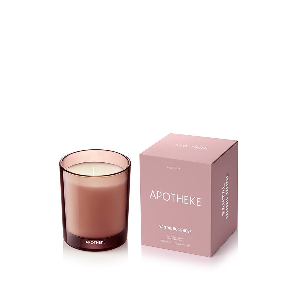 Santal Rock Rose Petite Candle by APOTHEKE at Shirley Shoppe