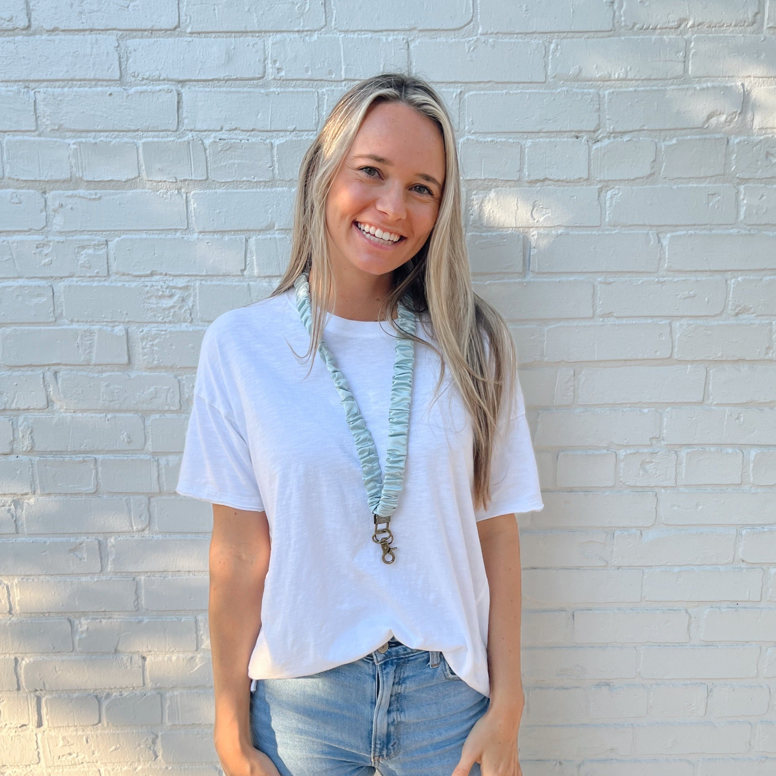 Light Blue Lanyard