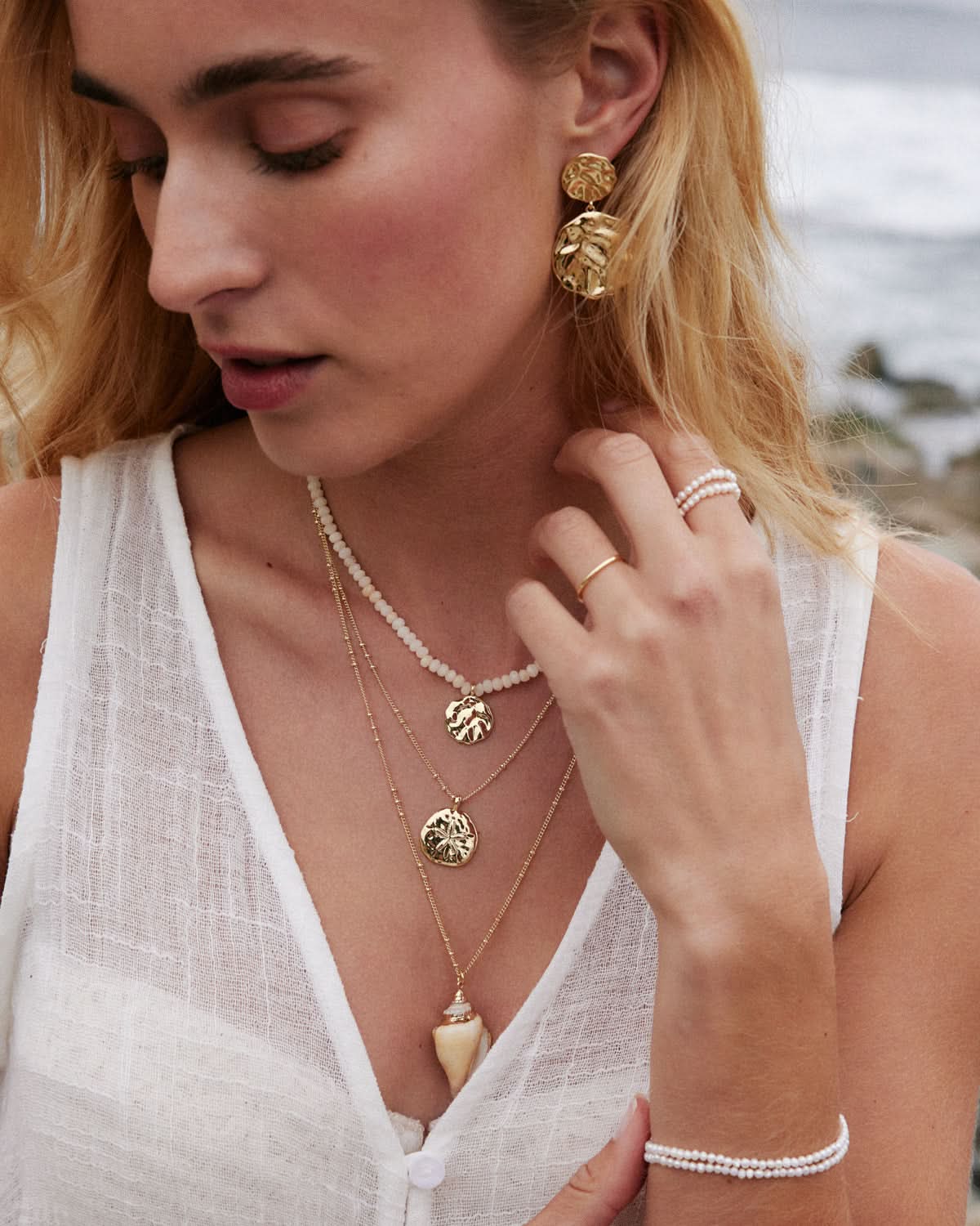 Sea Seeker Pendant Necklace by Bryan Anthonys at Shirley Shoppe