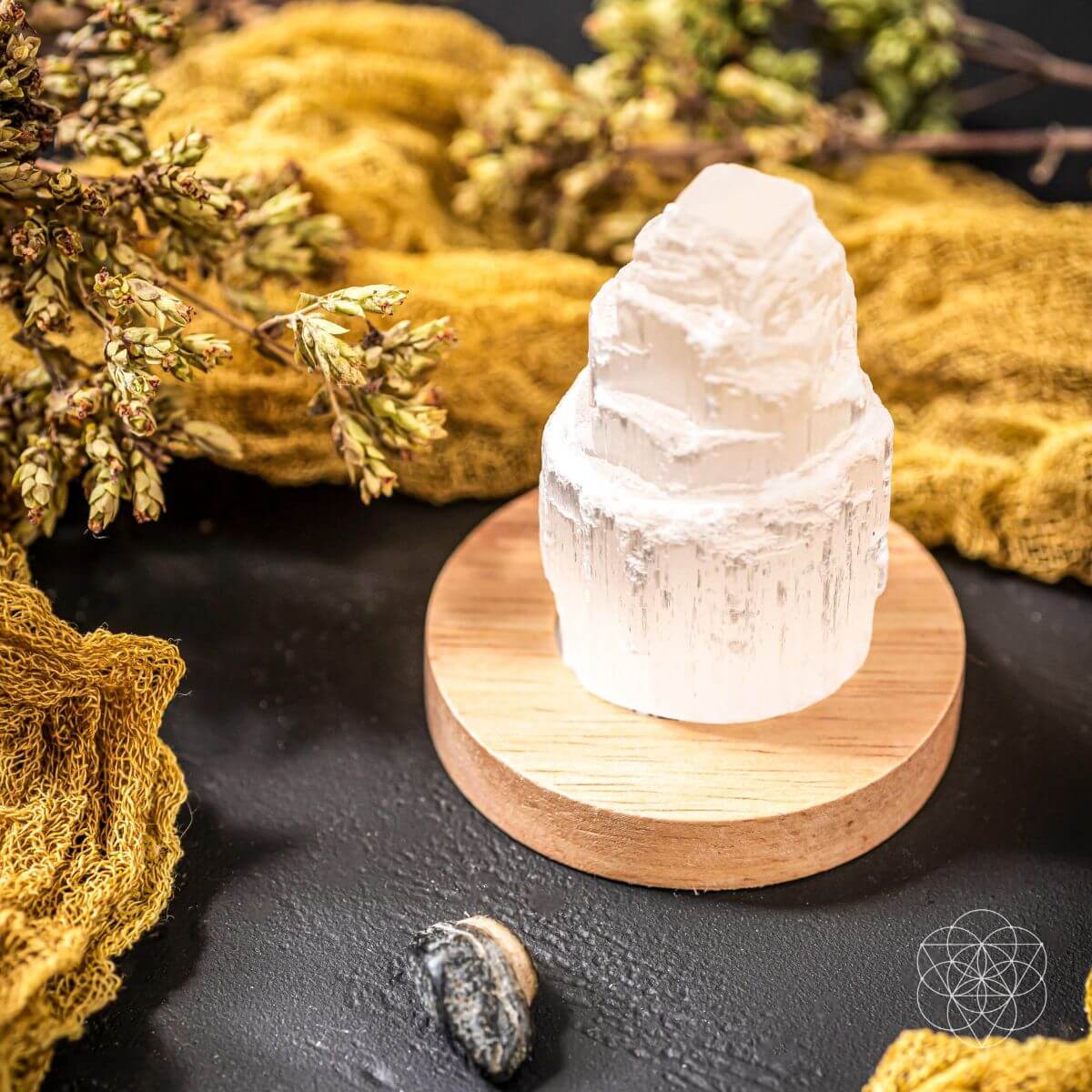 Selenite Cleansing Lamp by Conscious Items at Shirley Shoppe