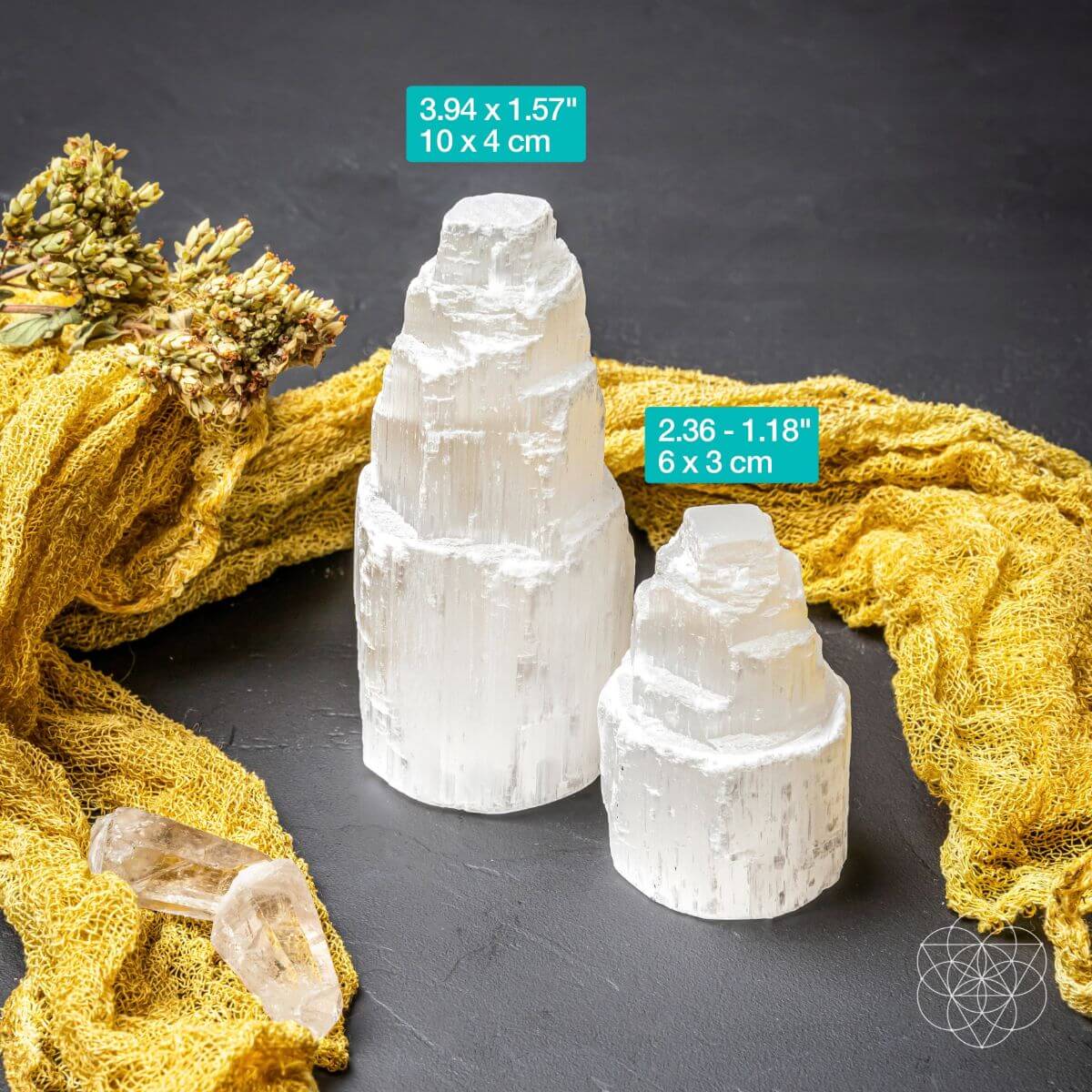 Selenite Cleansing Lamp by Conscious Items at Shirley Shoppe