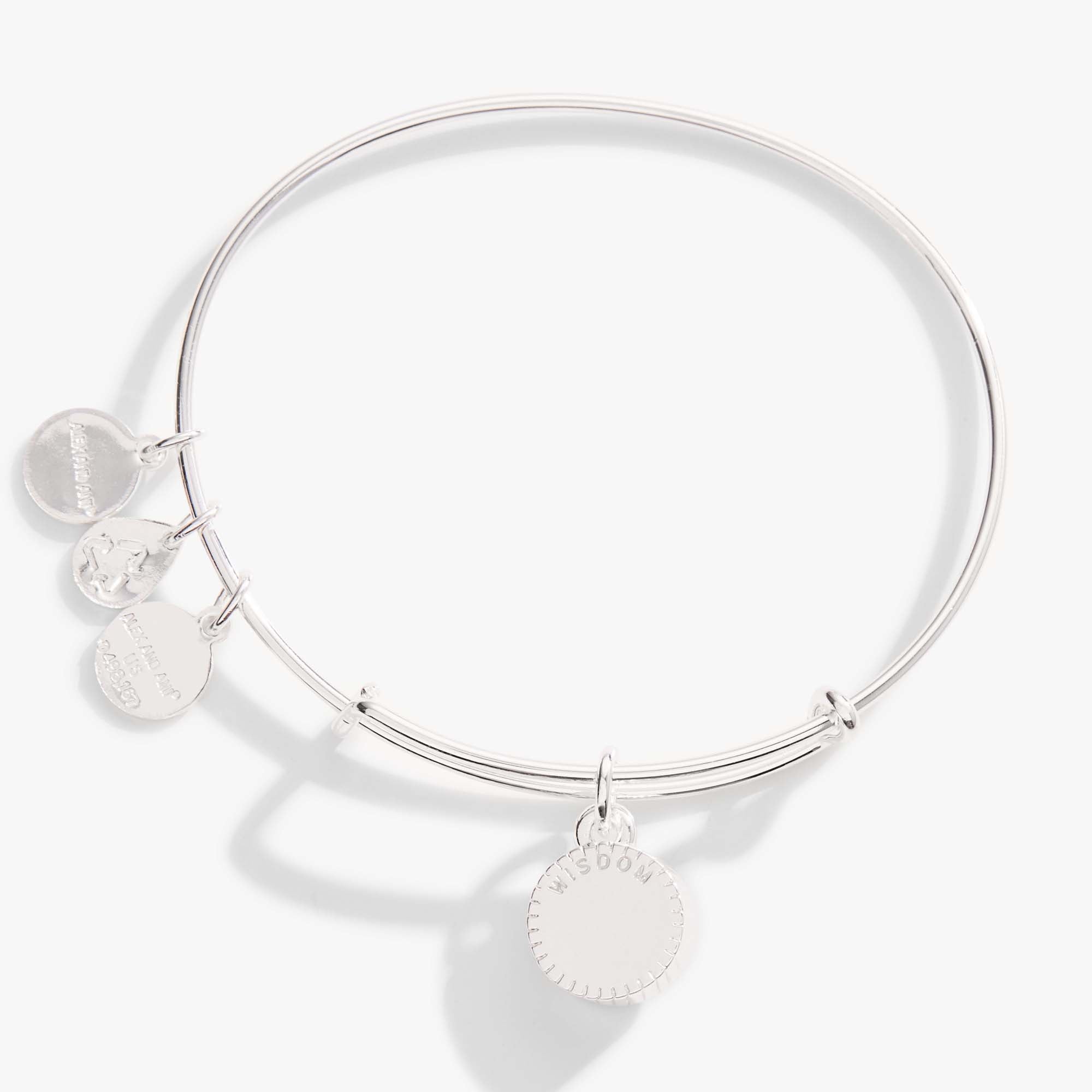 September Birthstone Charm Bangle, Sapphire by ALEX AND ANI at Shirley Shoppe