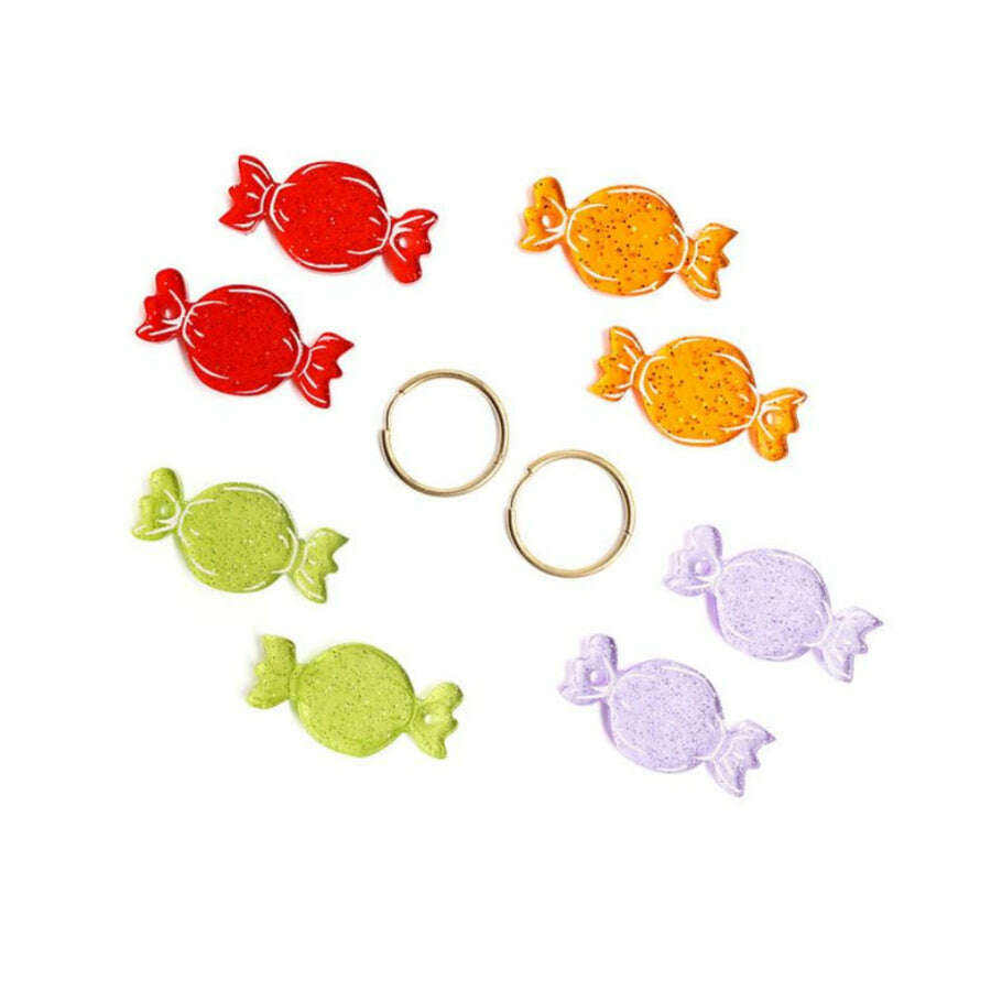 Set Of 4 Candy Earrings by Laliblue