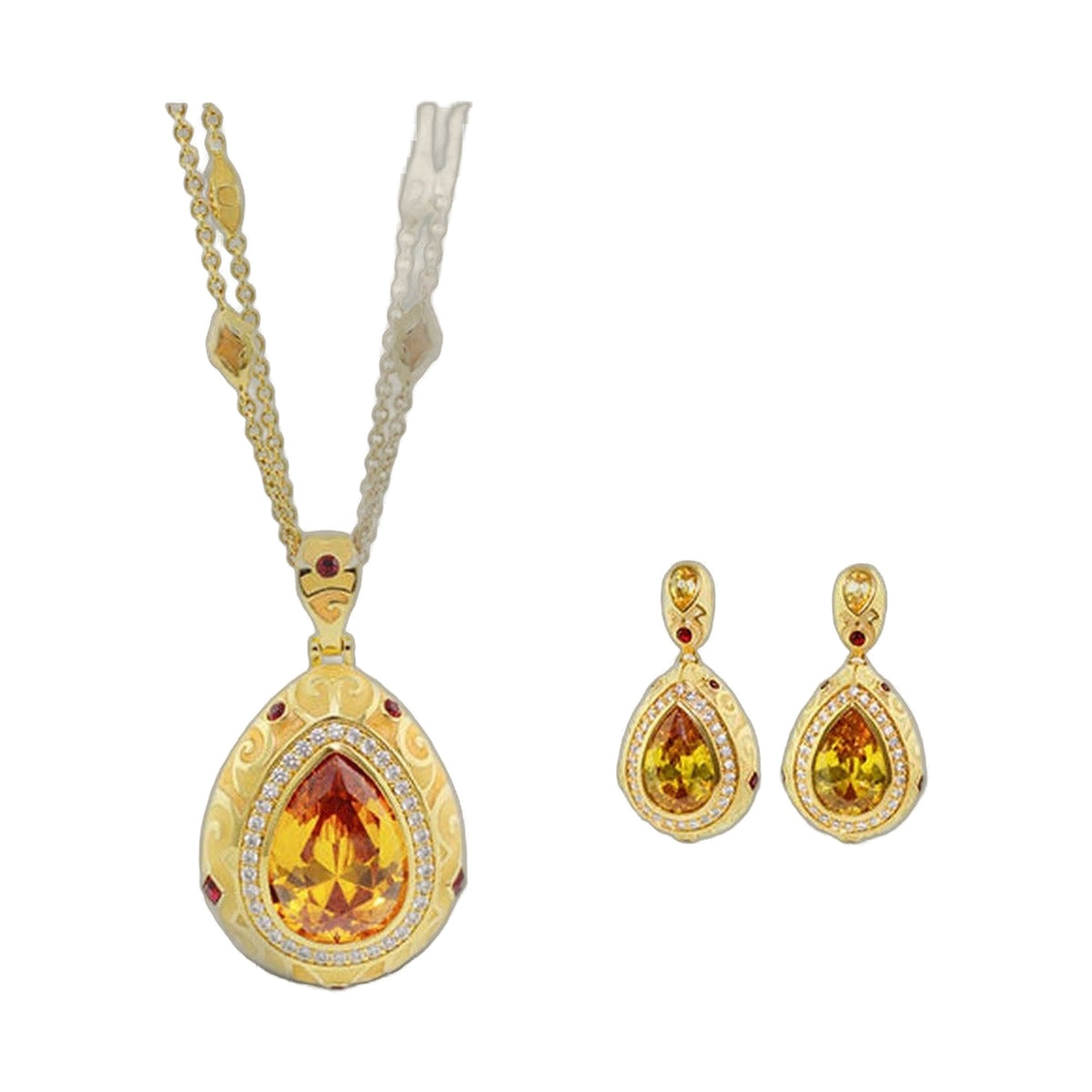 Elegant Drops Necklace Set