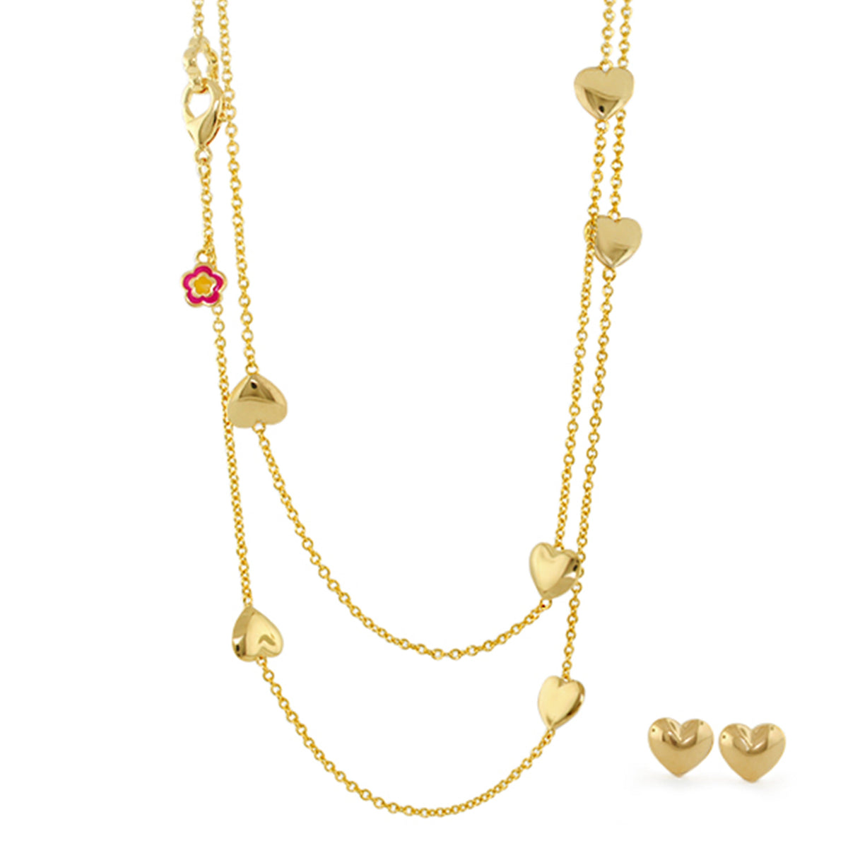 Lots of Love Necklace & Earring Set