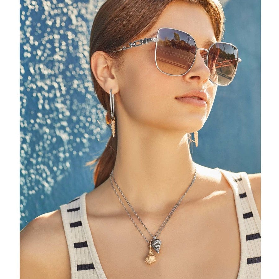 Shells Charm Hoop Earrings