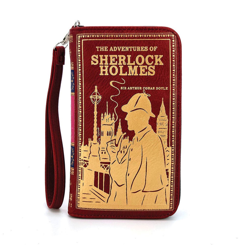 Sherlock Holmes Book Wallet Wristlet by Quirks! at Shirley Shoppe