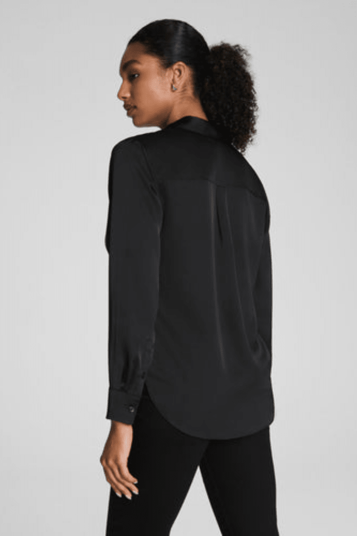 Silky Smooth Button Down by Spanx at Shirley Shoppe