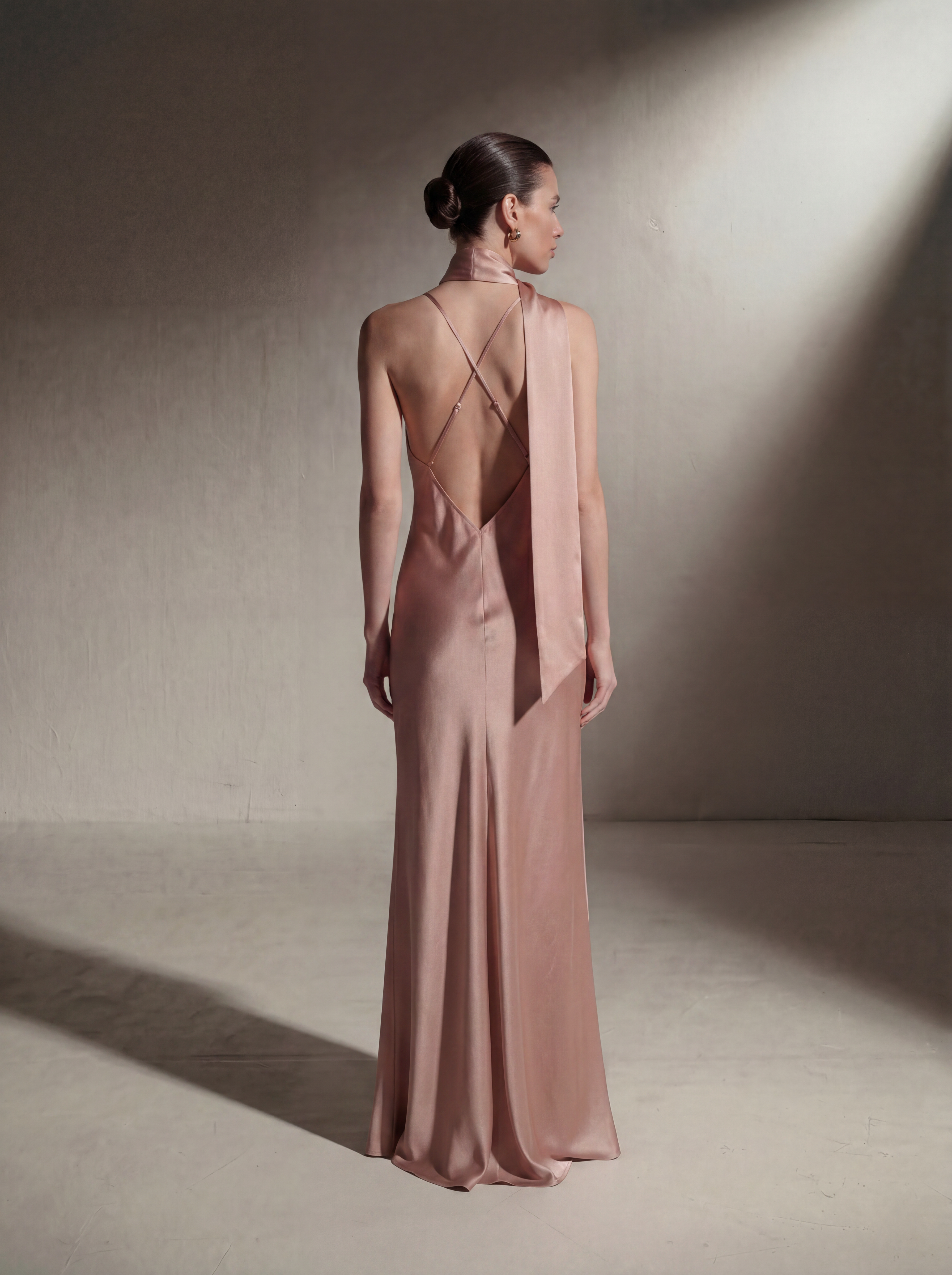Silk Bias Slip - Blush
