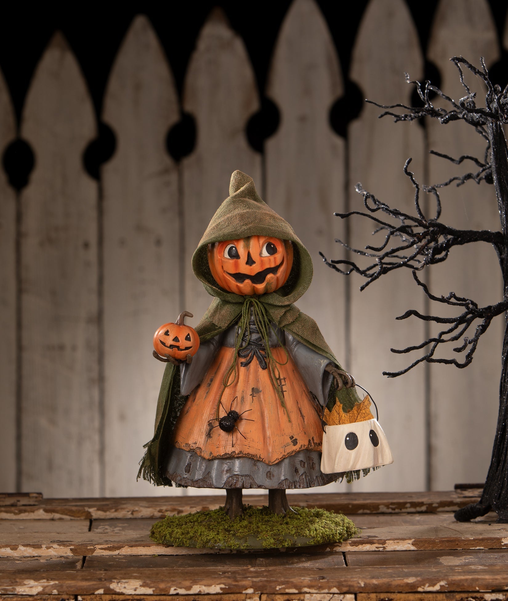 Smiling Susie Pumpkin | Halloween Decor | Bethany Lowe by Quirks! at Shirley Shoppe
