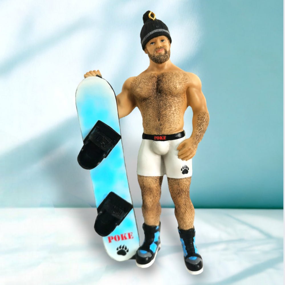 Snowboard Bear by December Diamonds by Quirks! at Shirley Shoppe