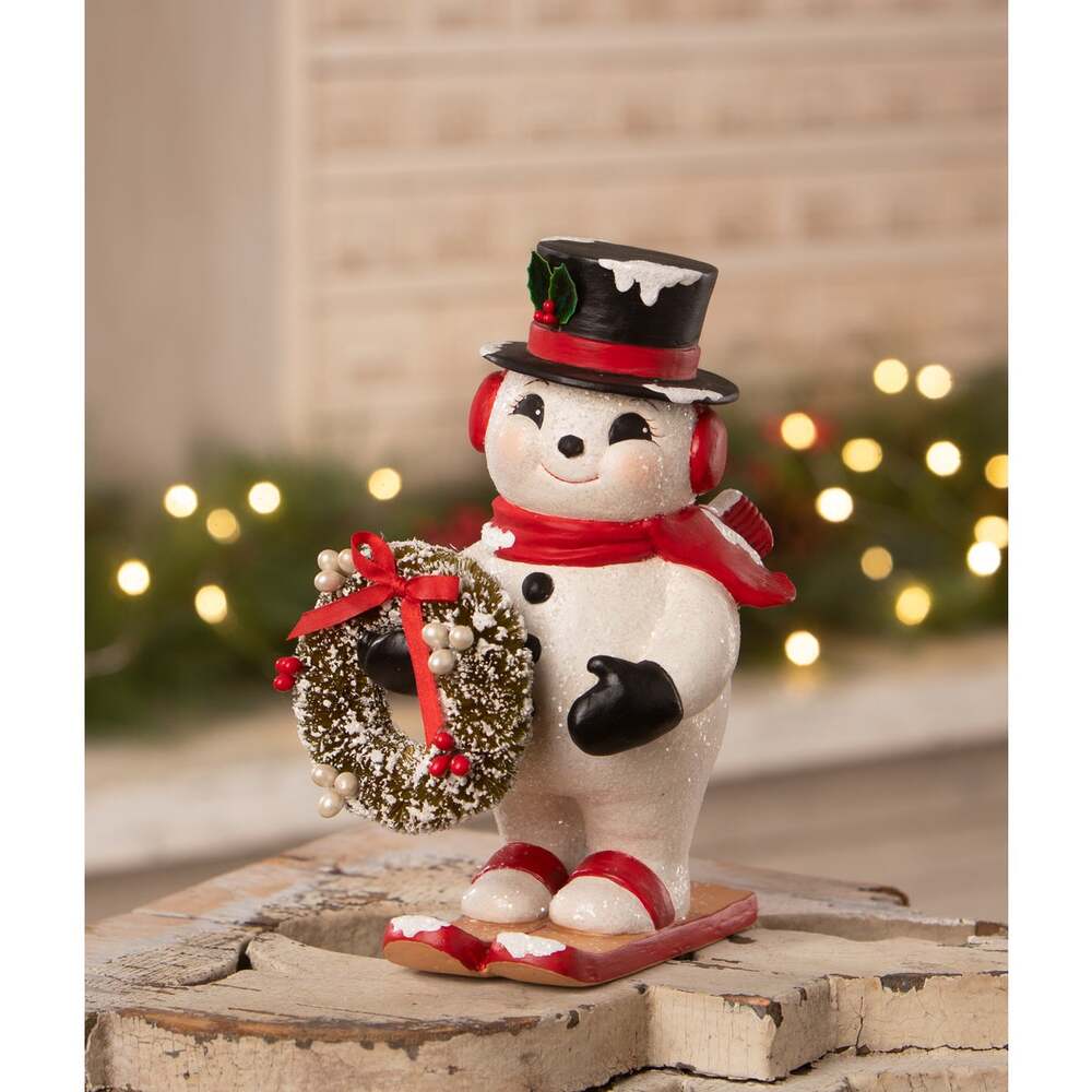 Snowy Slopes Frosty by Bethany Lowe Designs by Quirks! at Shirley Shoppe