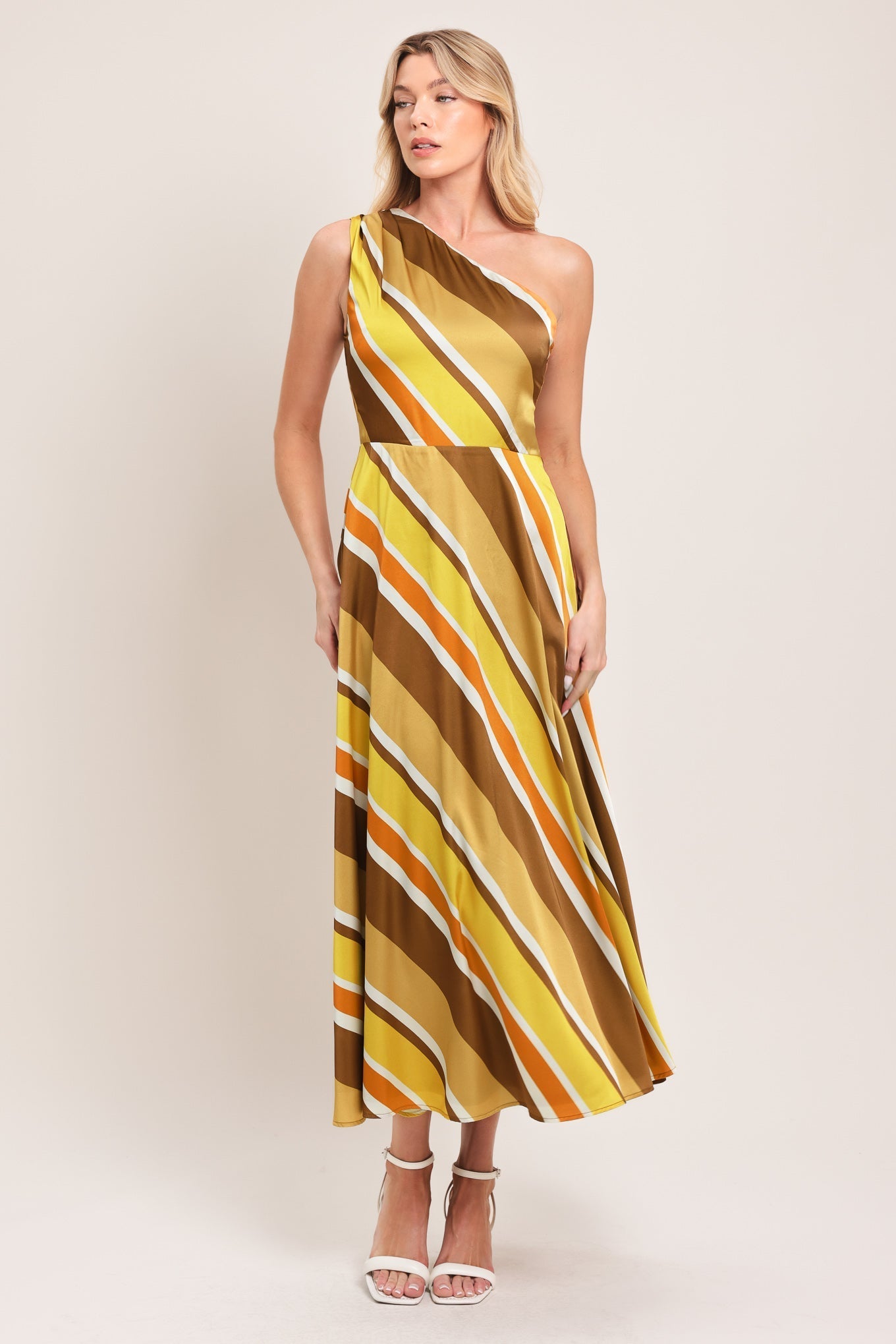 SOFT SUNSHINE WOVEN MIDI DRESS by Flying Tomato at Shirley Shoppe