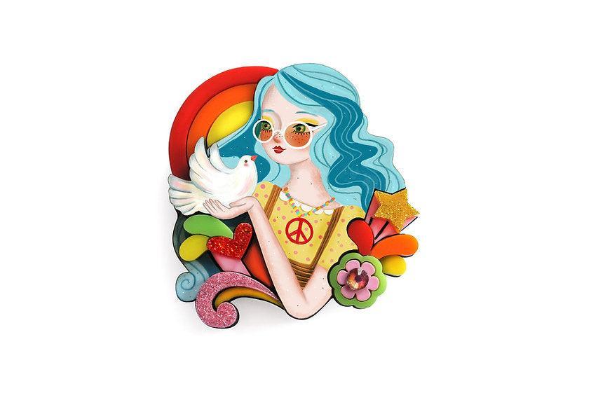 Solidarity Brooch by Laliblue by Quirks! at Shirley Shoppe