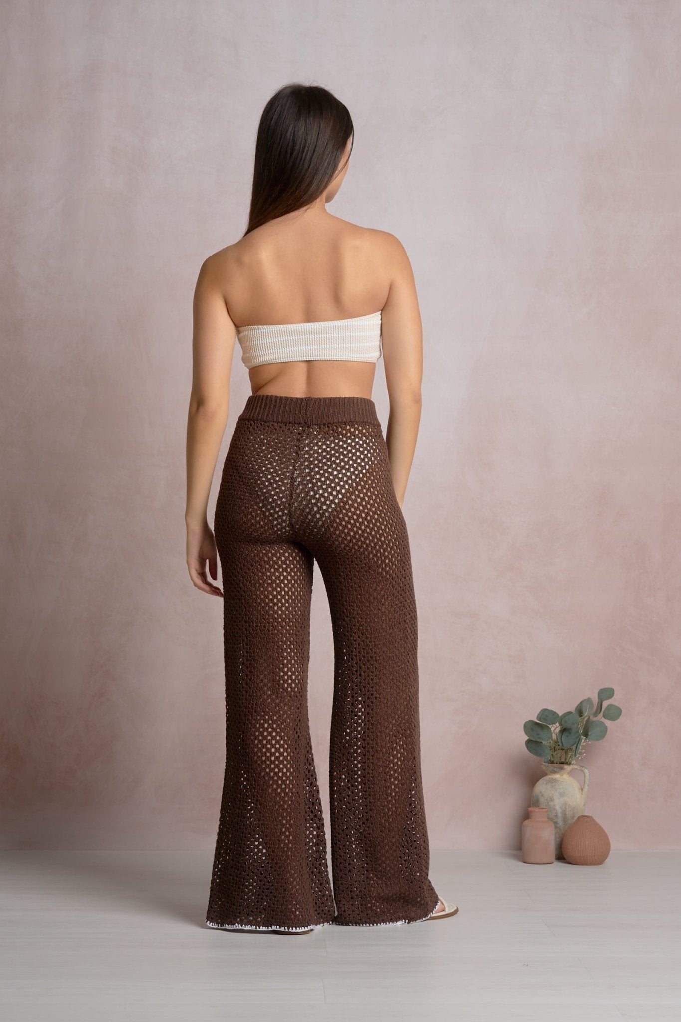 Sosa Pant Brown by Shop Elan at Shirley Shoppe