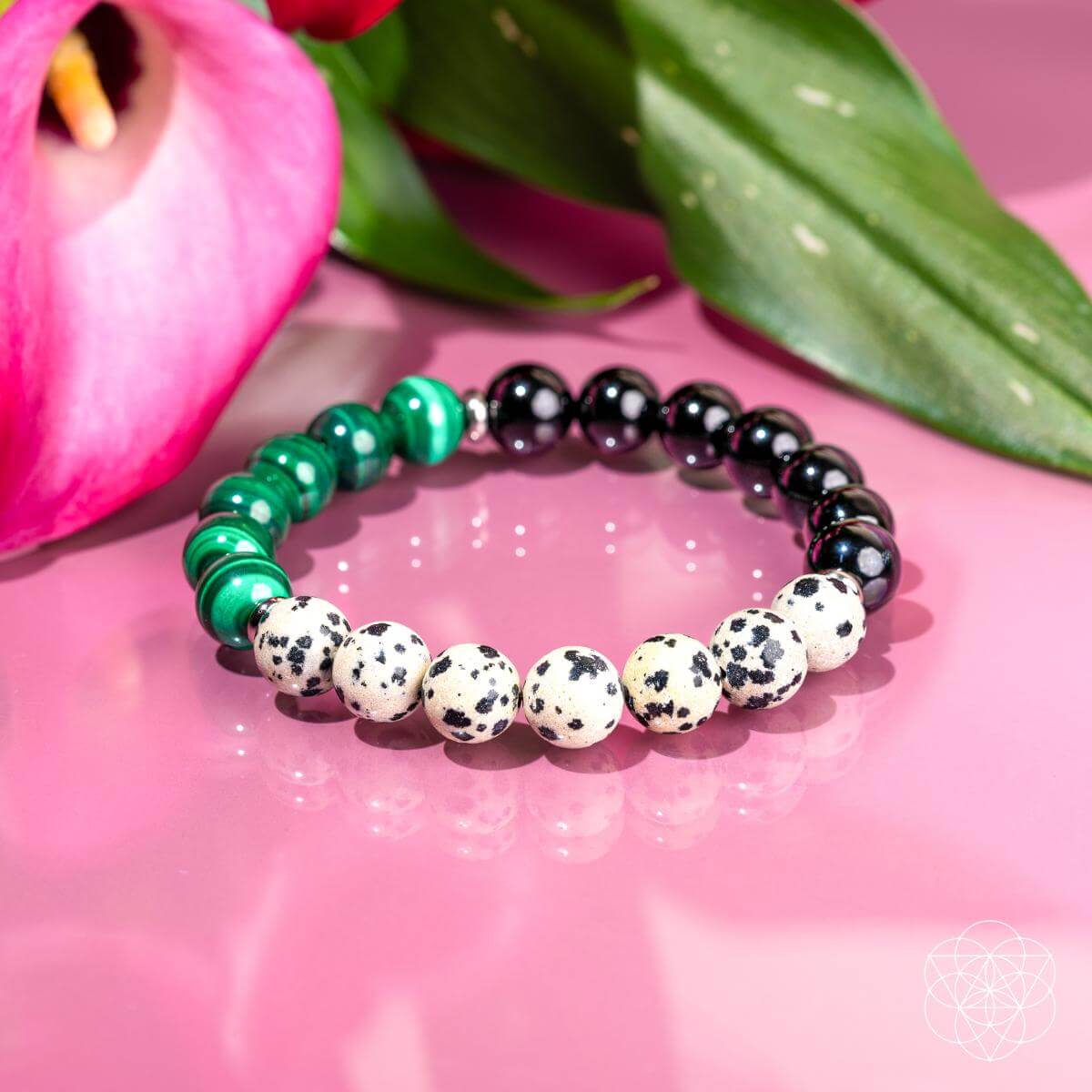 Soul Reset: Dalmatian Jasper Bracelet of Healing by Conscious Items at Shirley Shoppe